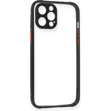 Aylina Mey Ithalat®  iPhone 12 Pro Kılıf Miami Şeffaf Silikon - Siyah