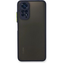 Aylina Mey Ithalat®  Xiaomi Redmi Note 11 Kılıf Montreal Silikon Kapak - Lacivert