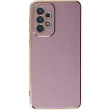 Aylina Mey Ithalat®  Samsung Galaxy A73 5g Kılıf Volet Silikon - Mor