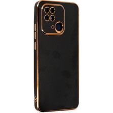 Aylina Mey Ithalat®  Xiaomi Redmi 10C Kılıf Volet Silikon - Siyah