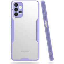Aylina Mey Ithalat®  Samsung Galaxy A72 Kılıf Platin Silikon - Lila