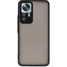 Mey İthalat Mey Ithalat®  Xiaomi Mi 12T Pro Kılıf Montreal Silikon Kapak - Siyah