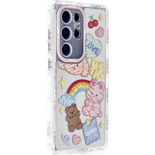 Mey İthalat Mey Ithalat®  Samsung Galaxy S24 Ultra Kılıf Reflexion Desenli Kapak - Desen 4