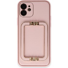 Mey İthalat Mey Ithalat®  iPhone 12 Kılıf Coco Elit Kapak - Pembe