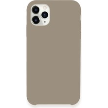 Mey İthalat Mey Ithalat®  iPhone 11 Pro Kılıf Lansman Legant Silikon - Bej
