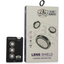 Mey İthalat Mey Ithalat®  Samsung Galaxy S24 Bilvis Titan Kamera Lens - Derin Mor