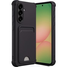 Mey İthalat Mey Ithalat®  Samsung Galaxy A36 Kılıf Kelvin Kartvizitli Silikon - Siyah