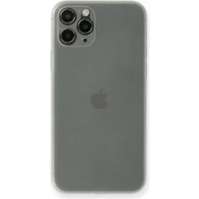 Mey İthalat Mey Ithalat®  iPhone 11 Pro Kılıf Pp Ultra Ince Kapak - Beyaz