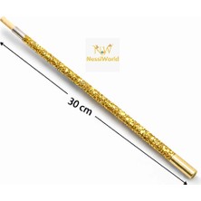 LTG Nova Mey Ithalat® 30 cm Altın Gold Payetli Sigara Tutacağı – 1920’LER Gatsby Parti Aksesuarı