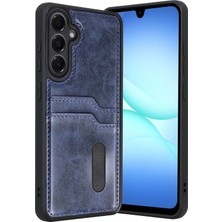 Mey İthalat Mey Ithalat®  Samsung Galaxy A17 5g Sara Kartvizitli Deri Kılıf - Lacivert