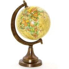 Livenda Pirinç Dünya Küre 3382A