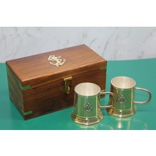 Livenda Ahşap Kutulu Pirinç Fincan Seti 4171B