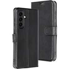 Mey İthalat Mey Ithalat®  Samsung Galaxy A26 Kılıf Trend S Plus Kapaklı Kılıf - Siyah