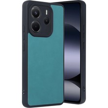 Mey İthalat Mey Ithalat®  Xiaomi Redmi Note 14 4g Kılıf Aras Deri Kapak - Açık Yeşil