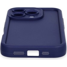 Mey İthalat Mey Ithalat®  iPhone 16 Pro Max Kılıf Viera Silikon - Lacivert