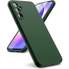 Mey İthalat Mey Ithalat®  Samsung Galaxy A24 4g Kılıf First Silikon - Koyu Yeşil