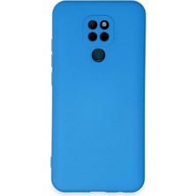 Mey İthalat Mey Ithalat®  General Mobile Gm 20 Kılıf Nano Içi Kadife Silikon - Mavi