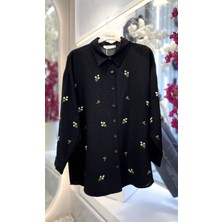 Camelya Fashion Nakış Işlemeli Gömlek