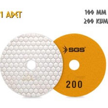Sgs Elmas Polisaj Pedi Mermer-Granit-Fayans - Kuru - 200 Kum - 1 Adet