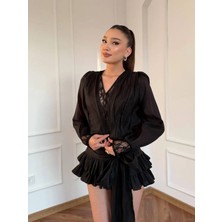 Havens Aısshe Şifon Kuşaklı Elbise