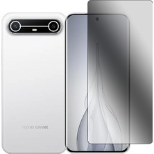 Microcase Tecno Spark Slim 5g Tam Kaplayan Çerçeveli Tempered Ekran Koruyucu -AL3276