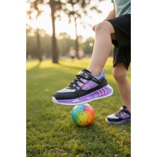 Enoch Erkek Çocuk Çok Panelli Cırtlı ve Esnek Bağcıklı Günlük Spor Ayakkabı