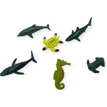 Fantastik Store Hayvan Figürleri - Aksesuarlı Deniz Hayvanları  - 30 Parça Set (Lisinya)