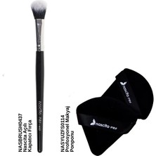 Nascita Açılı Kapatıcı Fırçası 437 ve Makyaj Ponponu