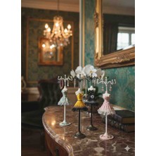 Mik Store Dekoratif Manken Takı Askısı - Küpe Kolye ve Yüzük Için Lüks Vintage Stand Biblo