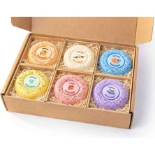 Visuda Sabun 6'lı Donut Set Köpüren Banyo Topu / 6 x 120 gr (6 Aroma)