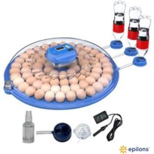 Fantastik Store 80 Yumurta Kapasiteli Otomatik Çiftlik Kuluçka Makinesi : Yumurta, Bıldırcın, Civciv ve Kanatlılar Için Mz-80 ( Lisinya )