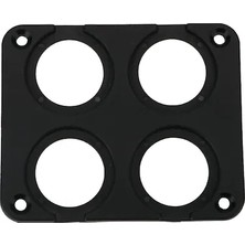 MELLİFERA Karavan Tekne Yat Için 4 Lü Pano Tip USB Voltmetre Için Plastik Panel