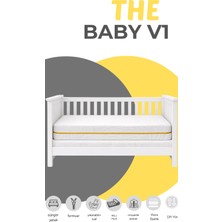 Meg'a Bedding Baby V1 Ortopedik Yatak Visco Sünger Yatak Antibakteriyel Yatak Yıkanabilir Kılıflı Bebek Yatağı