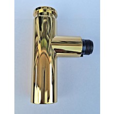 Yapıtaşı YT251A Elit Altın Gold Spiralli Mutfak Evye Bataryası El Duşu 2fonksiyonlu