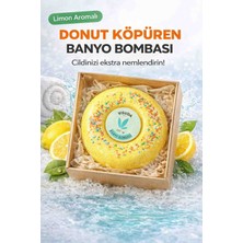 Visuda Sabun Limon Aromalı 120 gr / Donut Köpüren Banyo Topu , Nem Bombası