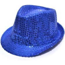 Ayder Timya Payetli Çocuk Şapkası Mavi Renk TG/Tmy 207428