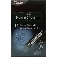Faber-Castell Faber Castell Min 0.7 Uç Tüp Içi 24LÜ 2b Black Kalem Ucu - 4 Adet