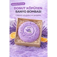 Visuda Sabun Lavanta Aromalı 120 gr / Donut Köpüren Banyo Topu , Nem Bombası