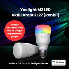 Yeelight M2 LED Akıllı Ampul (Renkli) Google Seamless Uyumlu ( Türkiye Garantili)