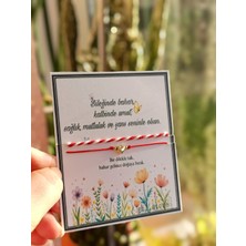 Ghl Story Marteniçka 2 Li Bileklik Set Kalp ve Kırmızı Beyaz Ip Baglamalı (30 Adet)