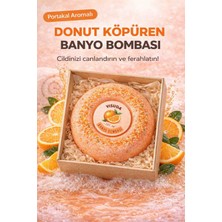 Visuda Sabun Portakal Aromalı 120 gr / Donut Köpüren Banyo Topu , Nem Bombası