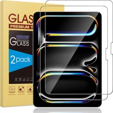 Ukscase iPad Pro 13 Inç M5/m4(8./7. Nesil, 2025/2024) Uyumlu Temperli Cam Ekran Koruyucu 2 Adet