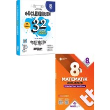 Ankara Yayıncılık 8. Sınıf Matematik Güçlendiren 32 Haftalık Deneme + Talent Team Genel Deneme(8 Deneme)
