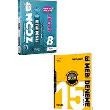 Günay Yayınları 8. Sınıf Zoom Fen Bilimleri Soru Bankası + Hız Yayınları Branş Deneme (5 Yarıyıl + 10 Genel Deneme)