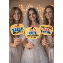 Kına Gecesi, Bekarlığaveda, Düğün Konuşma Balonları 12ADET