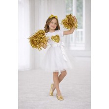 Dıgıl Kids Kız Çocuk Kalp Desenli T-Shirt Etek Takım