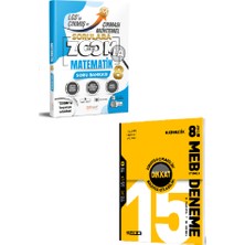 Günay Yayınları 8. Sınıf Matematik Çıkmış ve Çıkması Muhtemel Sorular + Hız Yayınları 15 Li Deneme