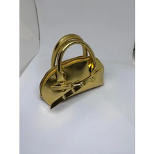 Livayss Çanta Livayss Bianca Gold Kadın Abiye ve Omuz El Çantası