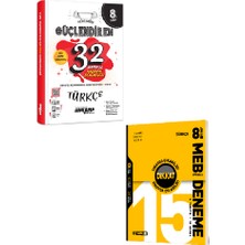 Ankara Yayıncılık 8. Sınıf Türkçe Güçlendiren 32 Haftalık Deneme +  (5 Yarıyıl + 10 Genel Deneme)