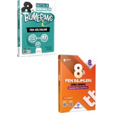 Günay Yayınları 8. Sınıf Bumerang Fen 32 Haftalık Deneme + Talent Team Genel Deneme(8 Deneme)